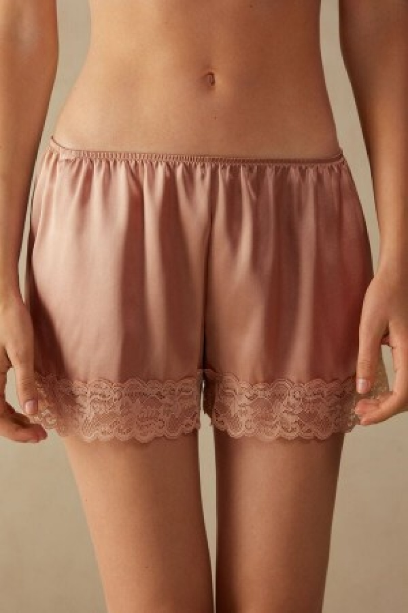 Intimissimi Silk Shorts Natural | DKCIF57308